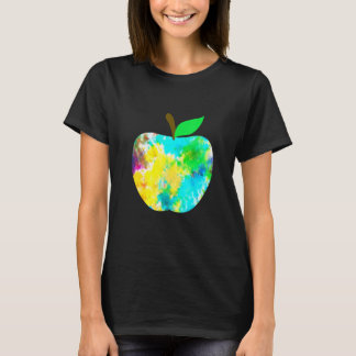 Back To School Apple Happy First Day Of School Tea T-Shirt