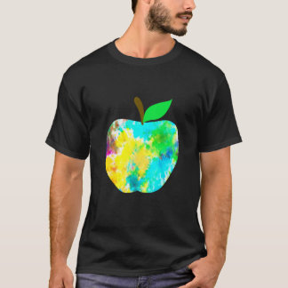 Back To School Apple Happy First Day Of School Tea T-Shirt