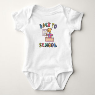 Back to school baby bodysuit