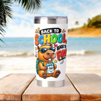 back to school back to fun insulated tumbler