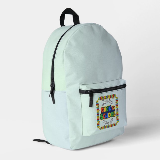 Back to school backpack (Back Corner Left)