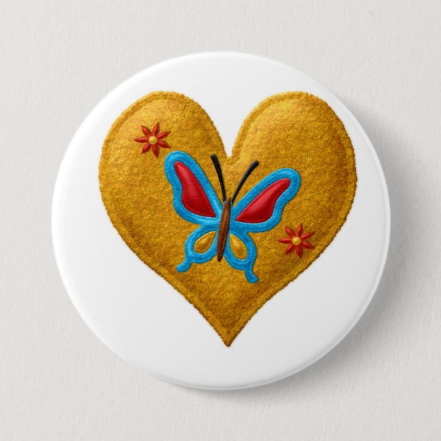 Back to School, Backpack Pins buttons Butterfly (Front)