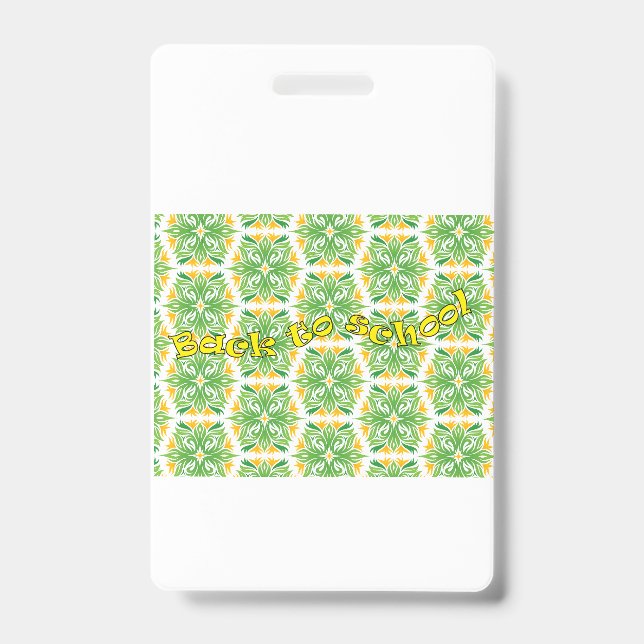 Back to School Badge (Front)