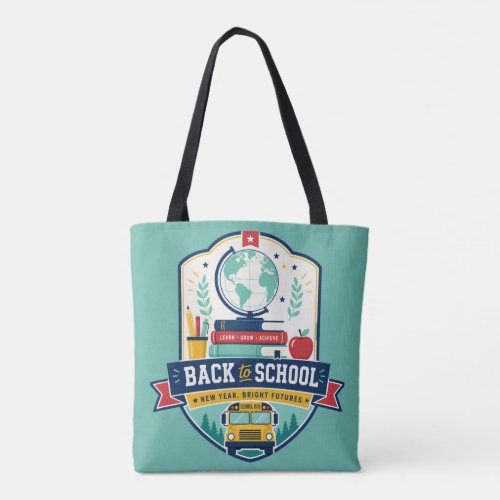 Back to School Badge Design Tote Bag