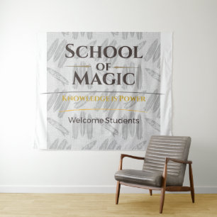 Back to School Banner Classroom Decor Teacher Bann Tapestry