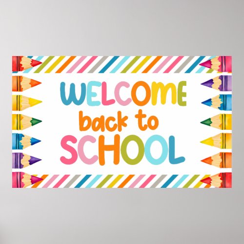 Back to school Banner Poster