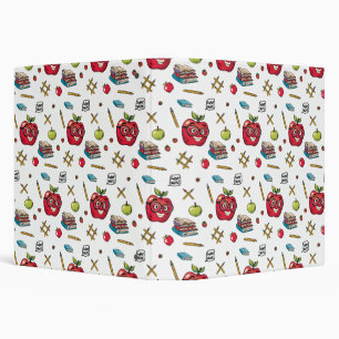 Back to School Binder: Fun and Colorful Designs 3 Ring Binder
