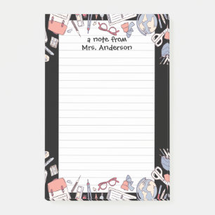 Back to School Black Post-it Notes
