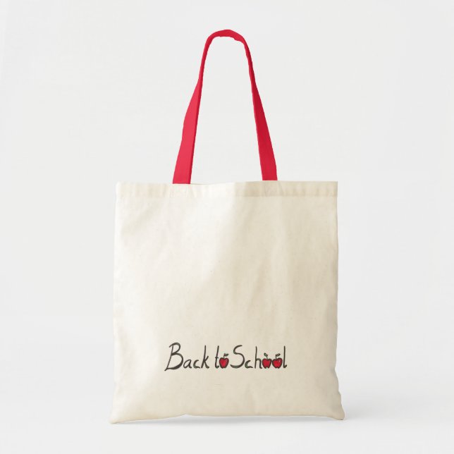 Back to School, book tote bag (Front)
