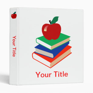 Back to School, Books and Apple Binder