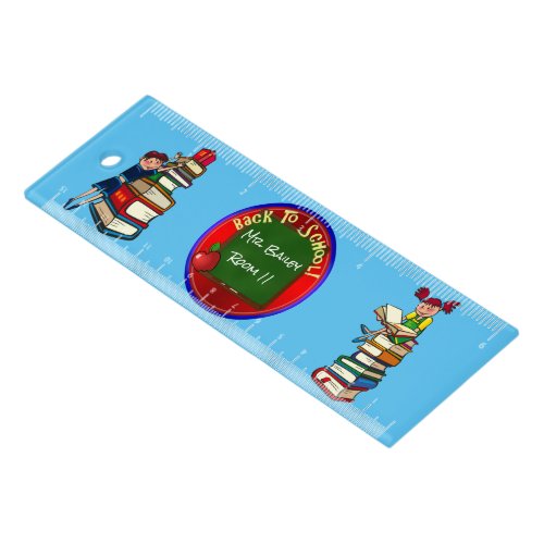 Back to School Books Children Ruler