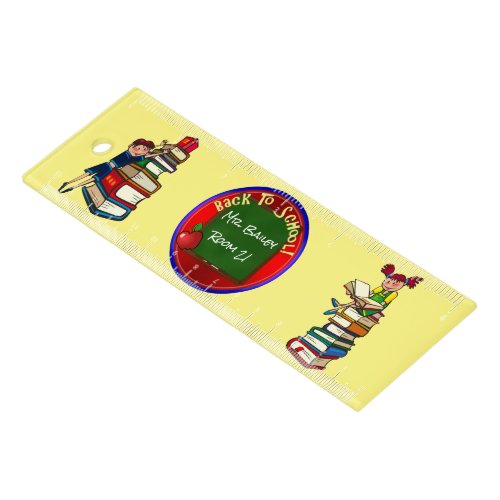 Back to School Books Children Ruler