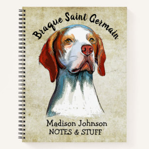 Back to school Braque Saint Germain notebook