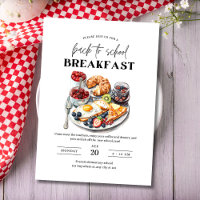 Back to School Breakfast invite, Meet The Teachers