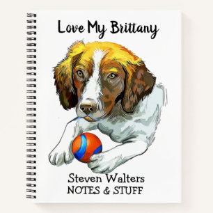 Back to school Brittany notebook