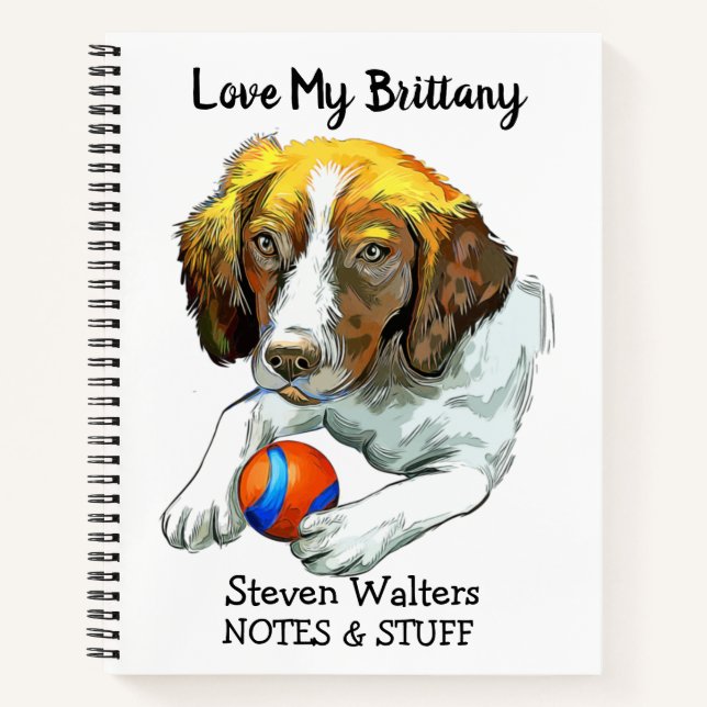 Back to school Brittany notebook (Front)