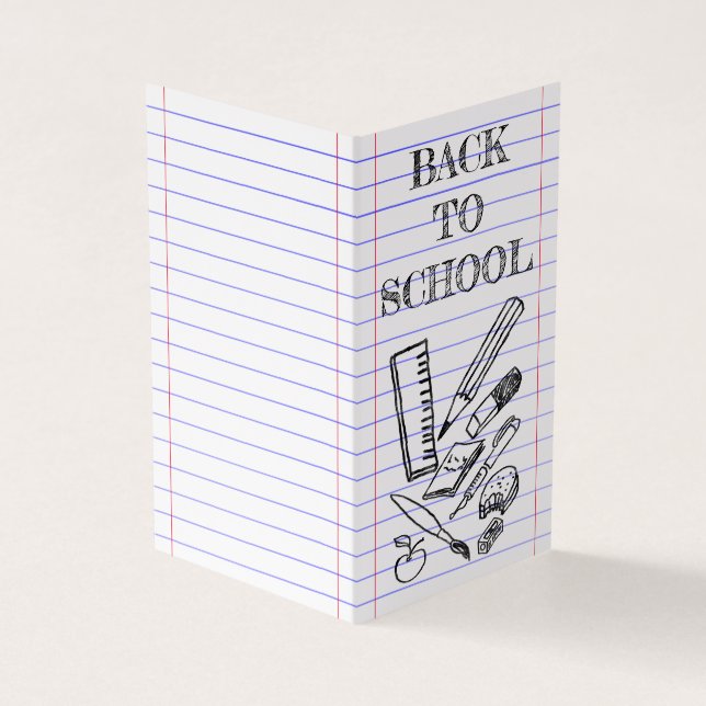Back to School Business Card (Outside)