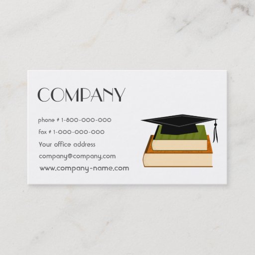 Customizable Back to School Business Card