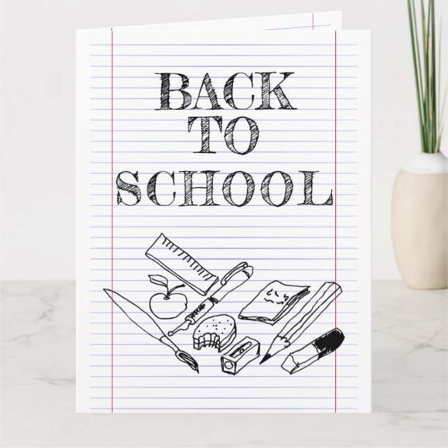 Back to School Card (Front)