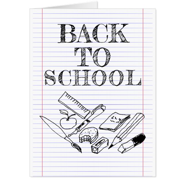 Back to School Card (Front)