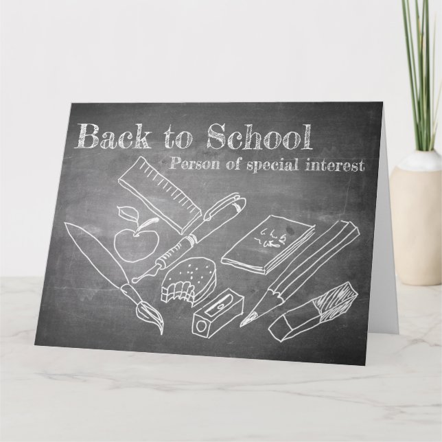 Back to School Card (Front)