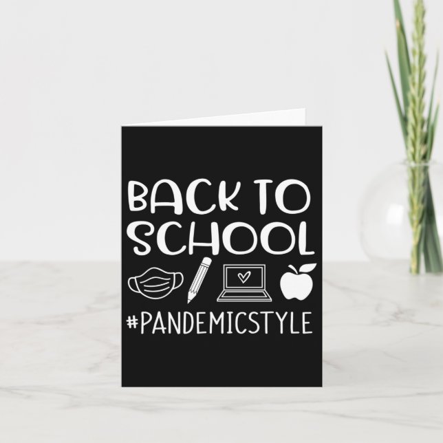Back To School  Card (Front)
