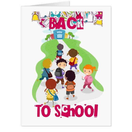 back to school card