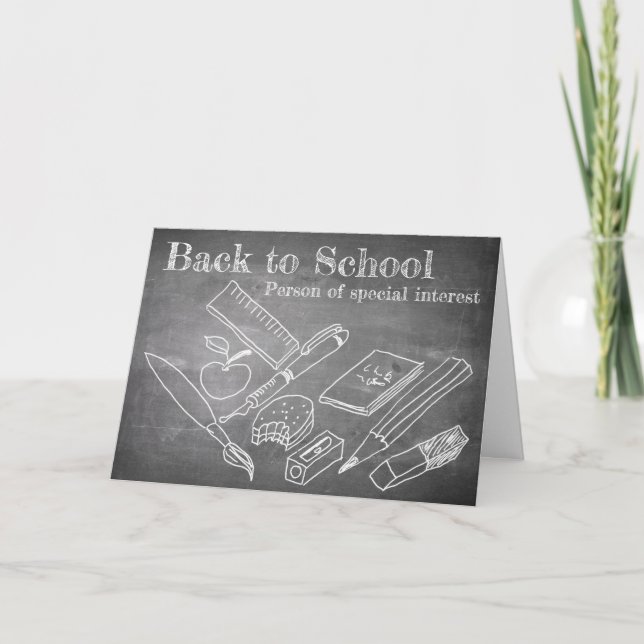 Back to School Card (Front)