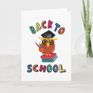 Back to school card