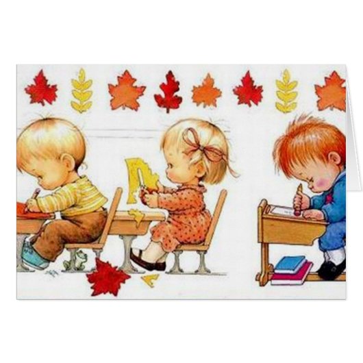 Back to school - cards (Front Horizontal)