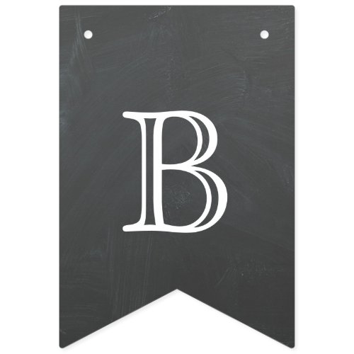 Back to school _ chalkboard design bunting flags