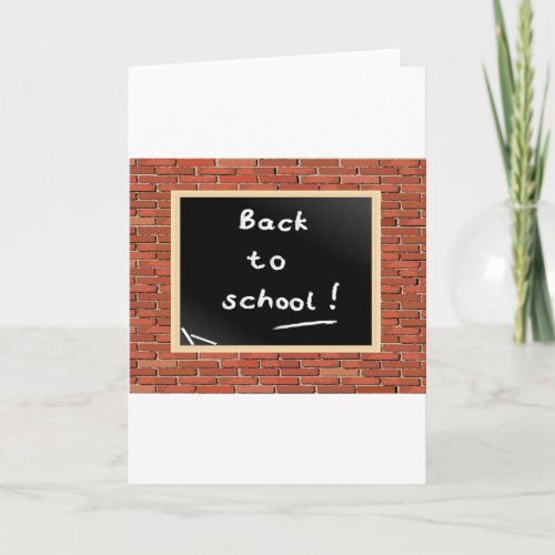 Back To School Chalkboard Greeting Cards