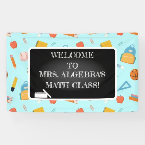 Back to School Classroom Decor Teacher  Banner