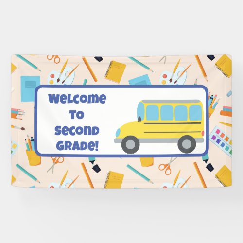 Back to School Classroom Decor Teacher Retro Banner