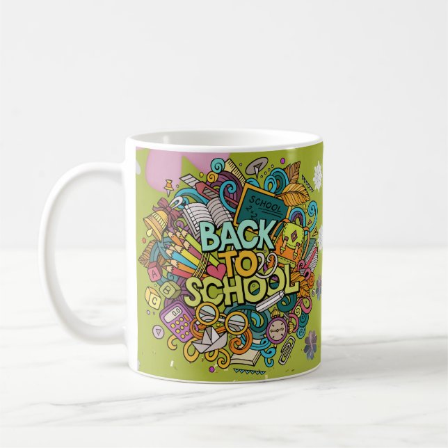 back to school coffee mug (Left)