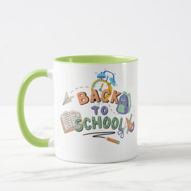 Back to School Coffee Mug | Teacher Student Gift  (Left)