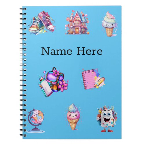 Back to School Colorful Notebook