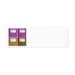 Back to School/Composition Notebook Label