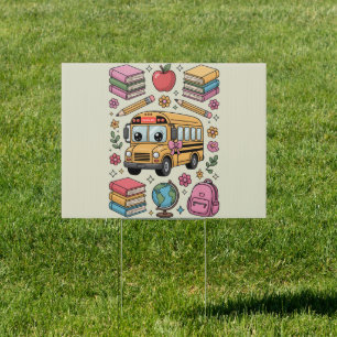 Back to School Coquette Teacher Kindergarten PreK Sign