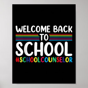 Back To School Counselor Appreciation Women And Me Poster
