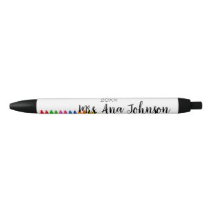 Back to school crayons add name grade class year pen