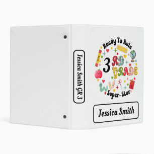 Back To School Custom Avery Mini 1" Binder