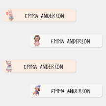 Back to school Cute Animal Custom Pastel name