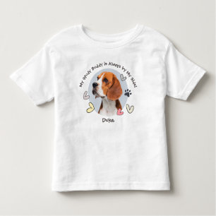 Back to School Cute First Day Your Pet Photo Toddler T-shirt