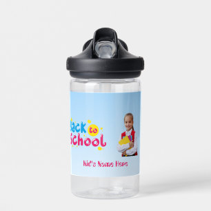 Back to School Cute Kids Student Water Bottle
