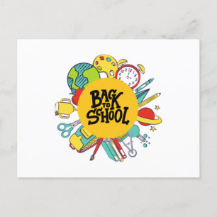 Back to school day Funny gifts Gifts for Kids Gift Postcard