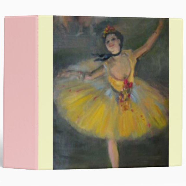BACK TO SCHOOL DESIGNER BINDERS - DEGAS BALLERINAS (Front/Spine)
