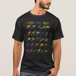 Back To School Dinosaurs Alphabet Ideal 1 T-Shirt