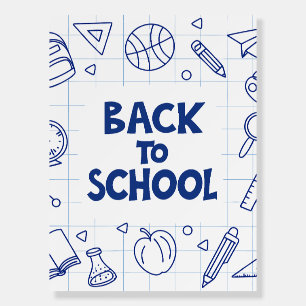Back to School Doodle Foam Board