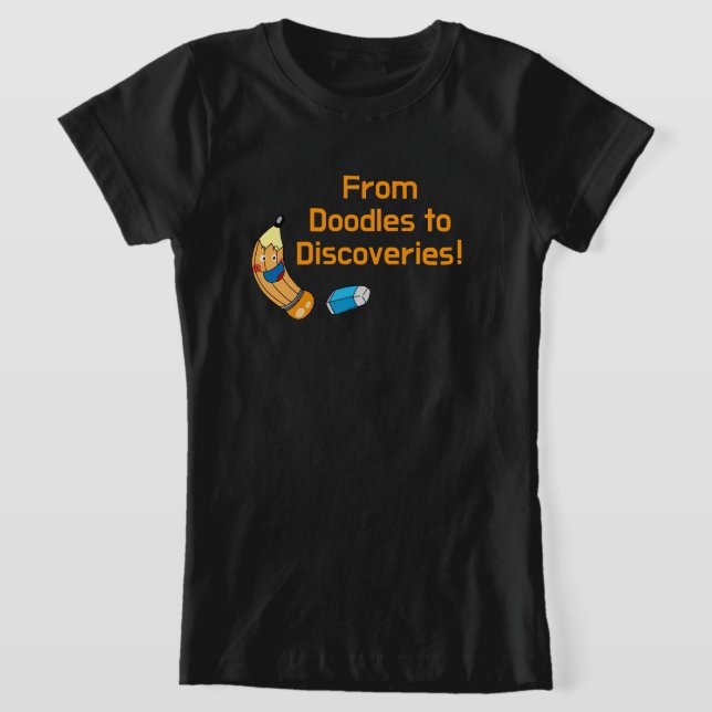 Back to School Doodles and Discovery T-Shirt (Laydown)